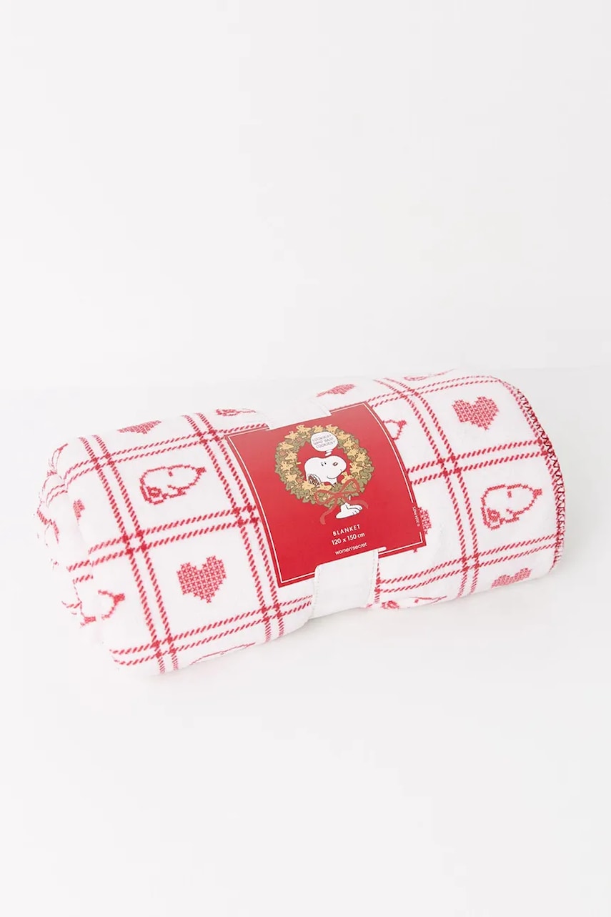 Κουβέρτα women'secret SNOOPY χρώμα: μπεζ, 1378924
