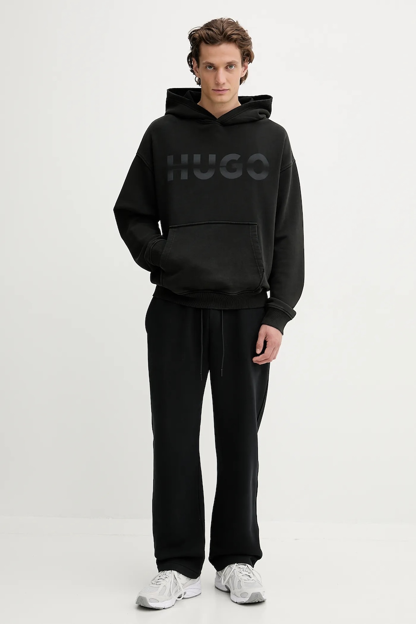 Παντελόνι φόρμας Abercrombie & Fitch χρώμα: μαύρο, KI134-4100