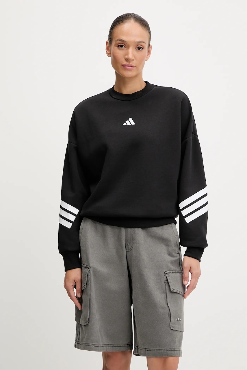Μπλούζα adidas Future Icons χρώμα: μαύρο, JE0203