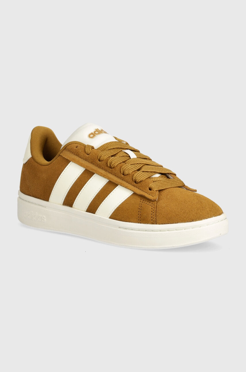 Αθλητικά adidas Grand Court Alpha χρώμα: καφέ, IH3843