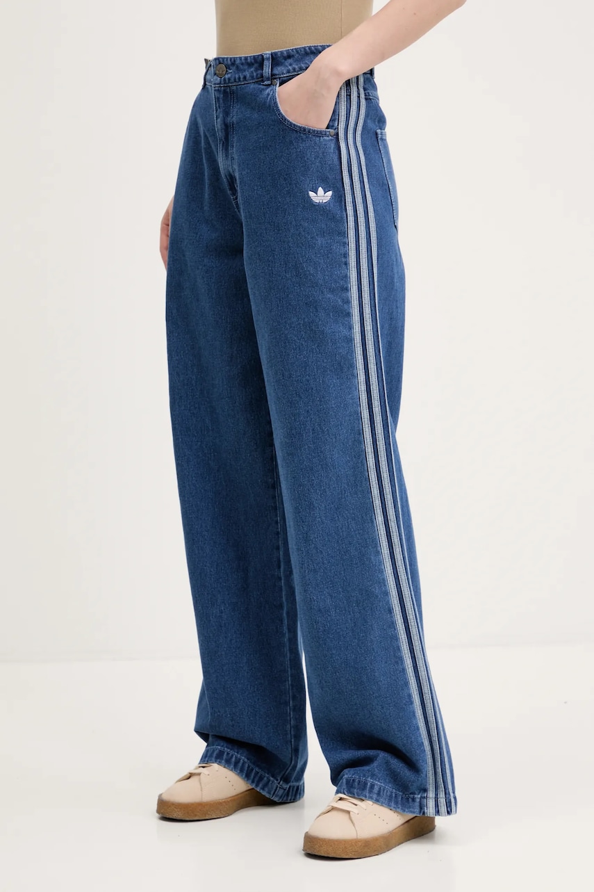 Τζιν παντελόνι adidas Originals DENIM 3S PANT χρώμα: μπλε, JD2574