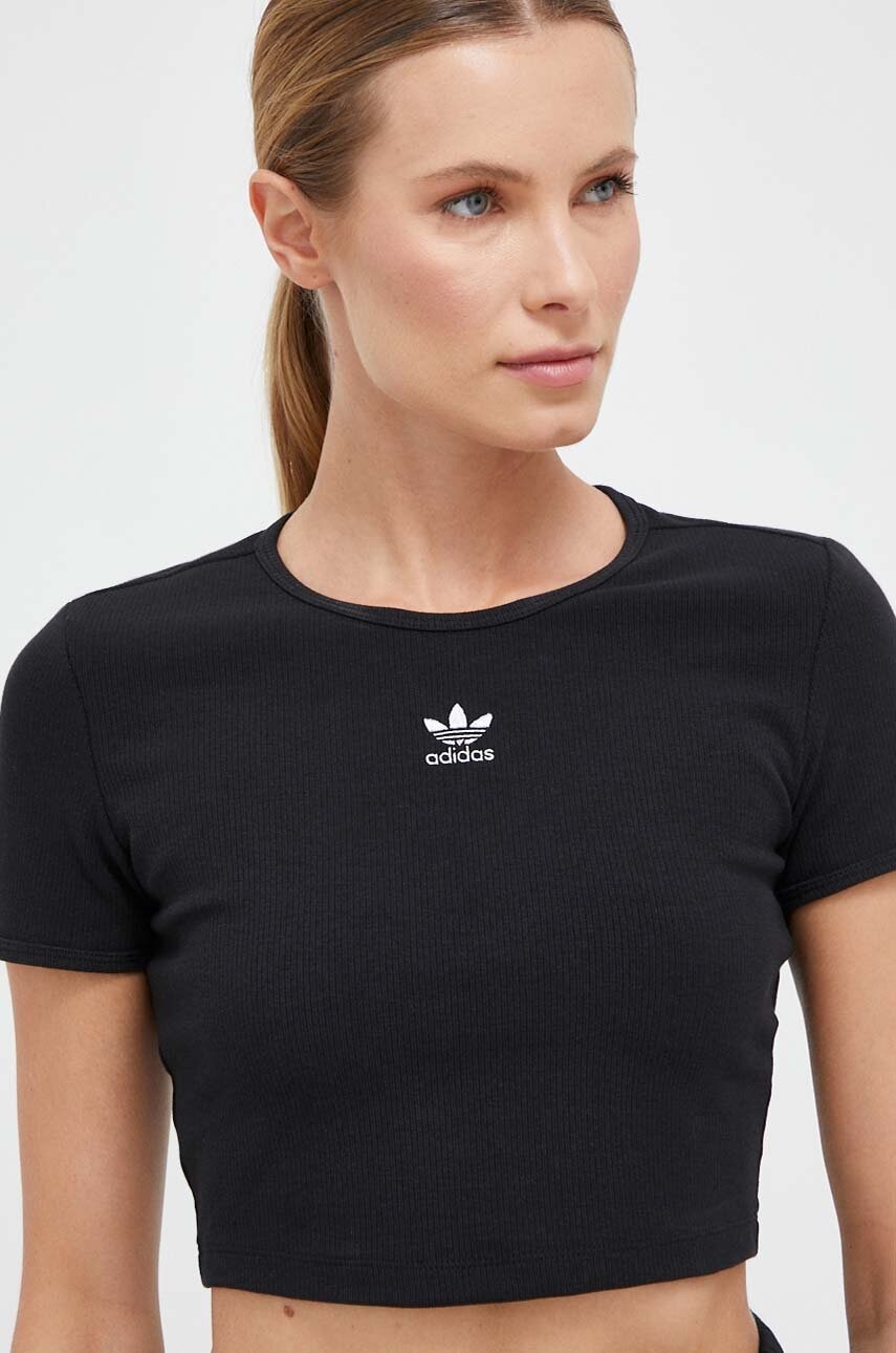 Μπλουζάκι adidas Originals χρώμα: μαύρο IL3431 II8057