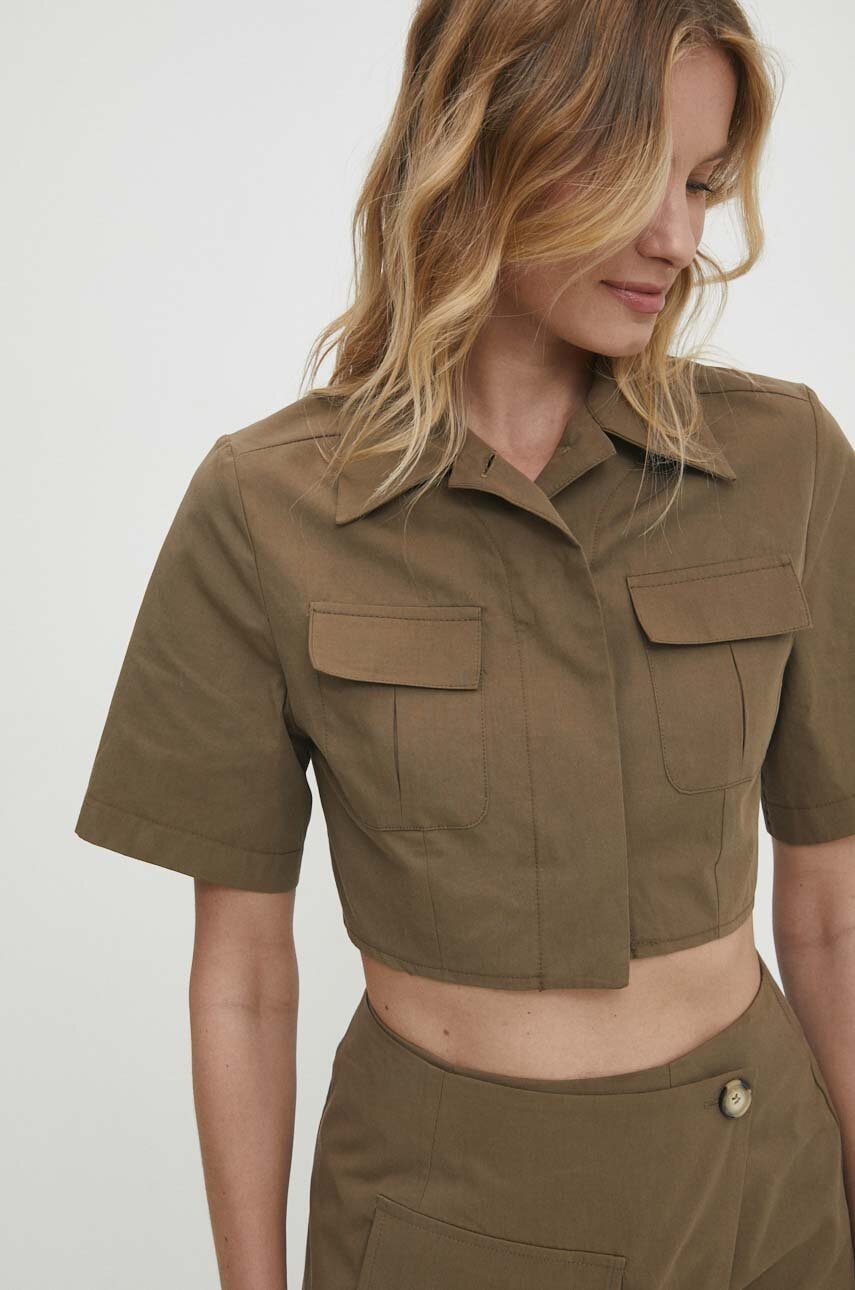 Φόρεμα Answear.LAB χρώμα: πράσινο