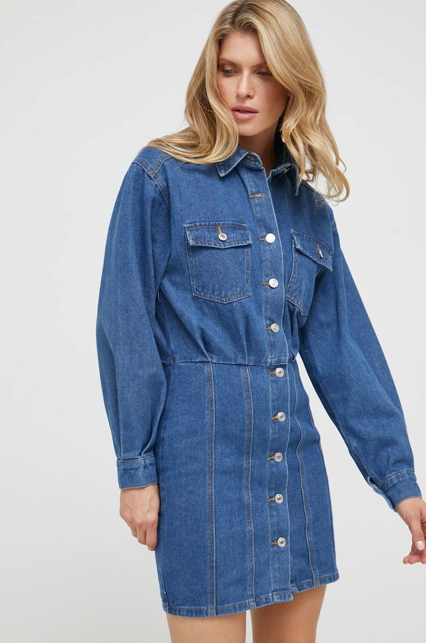 Φόρεμα τζιν Answear.LAB PREMIUM DENIM