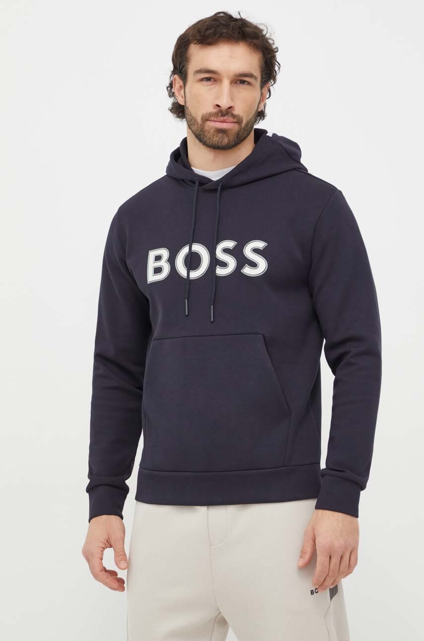 Σορτς Boss Green χρώμα: μαύρο