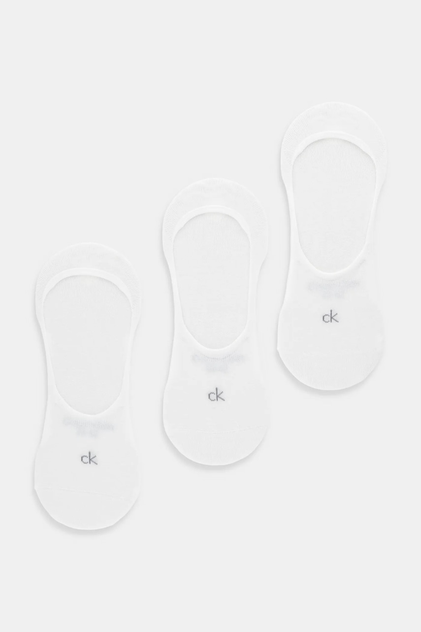 Κάλτσες Calvin Klein 3-pack χρώμα: άσπρο, 701234367