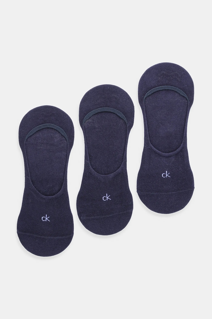 Κάλτσες Calvin Klein 3-pack χρώμα: ναυτικό μπλε, 701234367