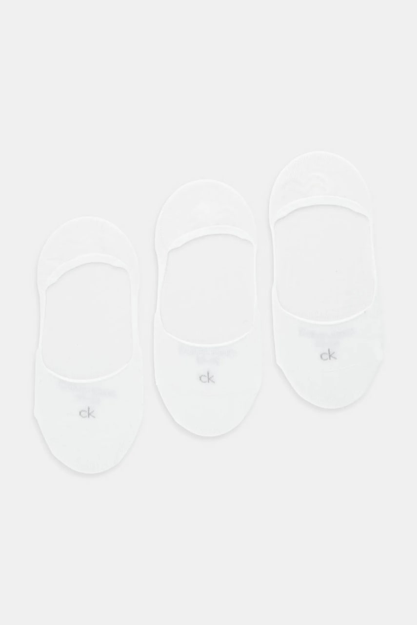 Κάλτσες Calvin Klein 3-pack χρώμα: άσπρο, 701234371