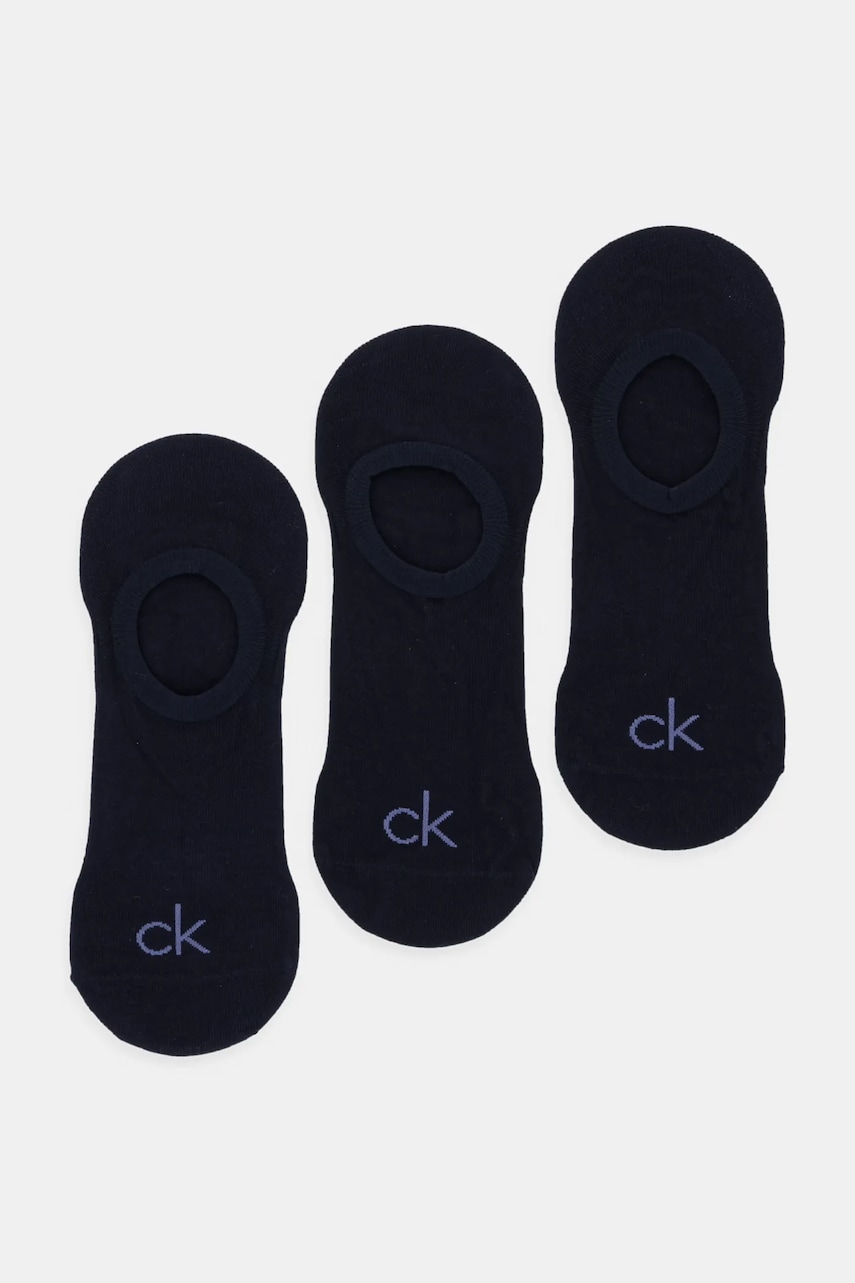 Κάλτσες Calvin Klein 3-pack χρώμα: ναυτικό μπλε, 701236412