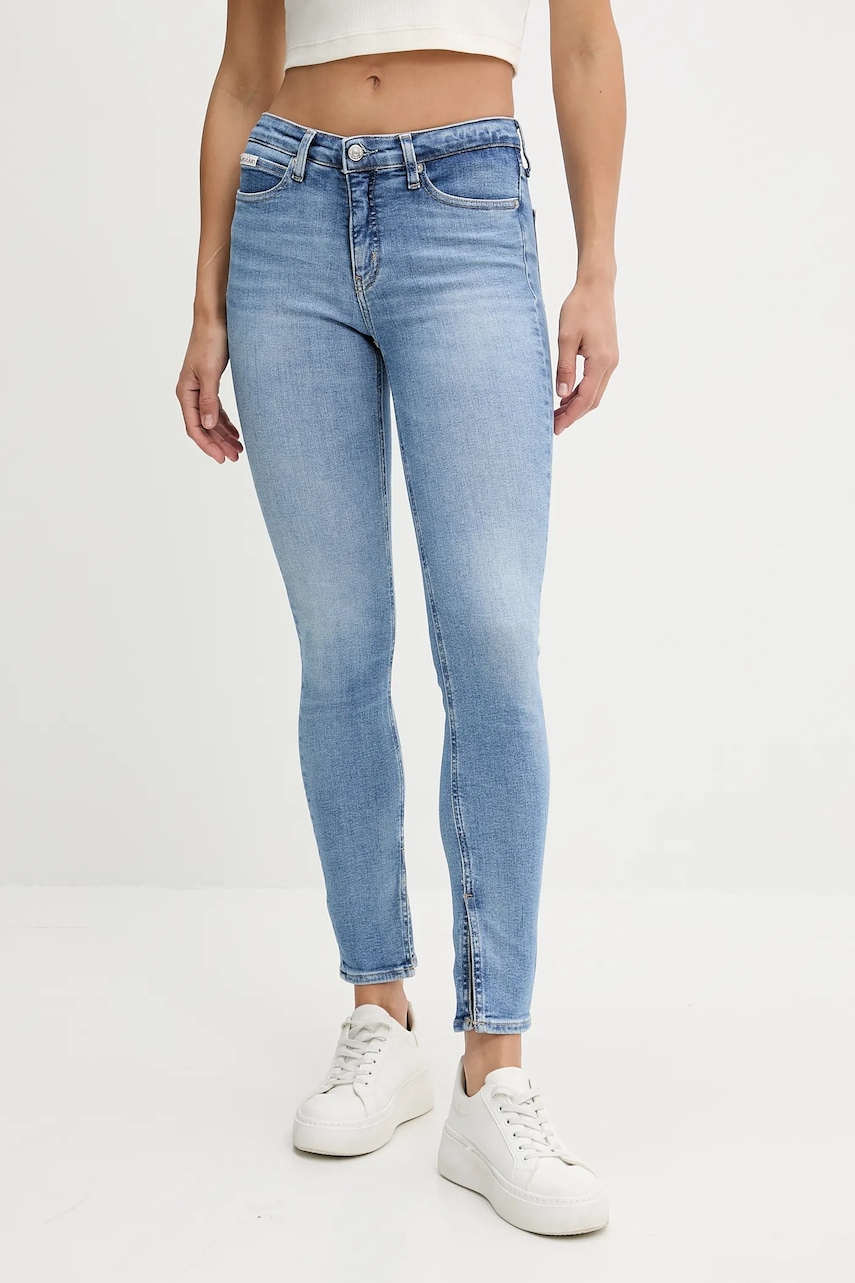 Τζιν παντελόνι Calvin Klein Jeans χρώμα: μπλε, J20J225119