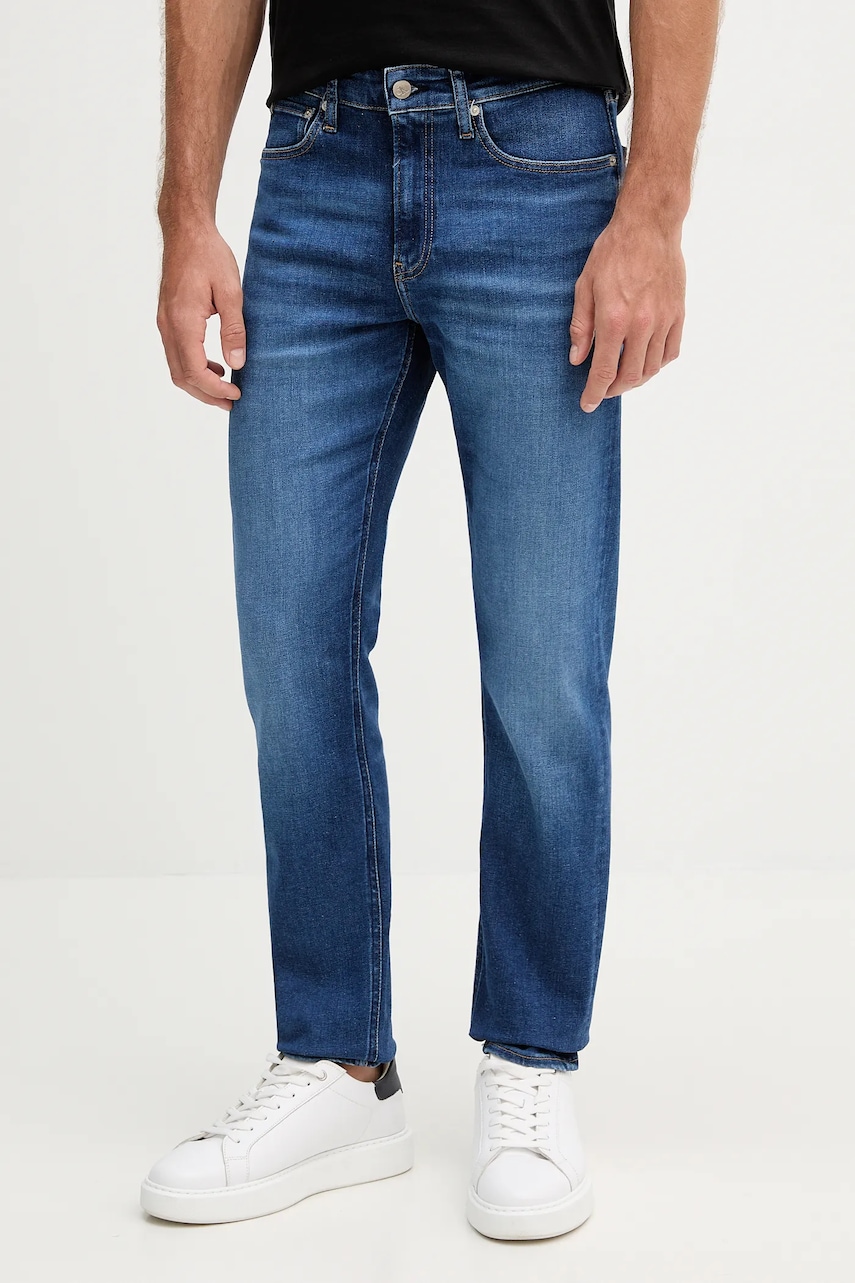 Τζιν παντελόνι Calvin Klein Jeans χρώμα: ναυτικό μπλε, J30J323691