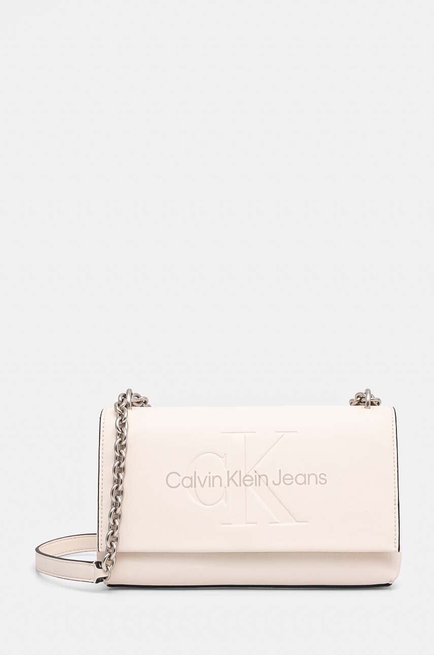 Τσάντα Calvin Klein Jeans χρώμα: μαύρο, K60K612221
