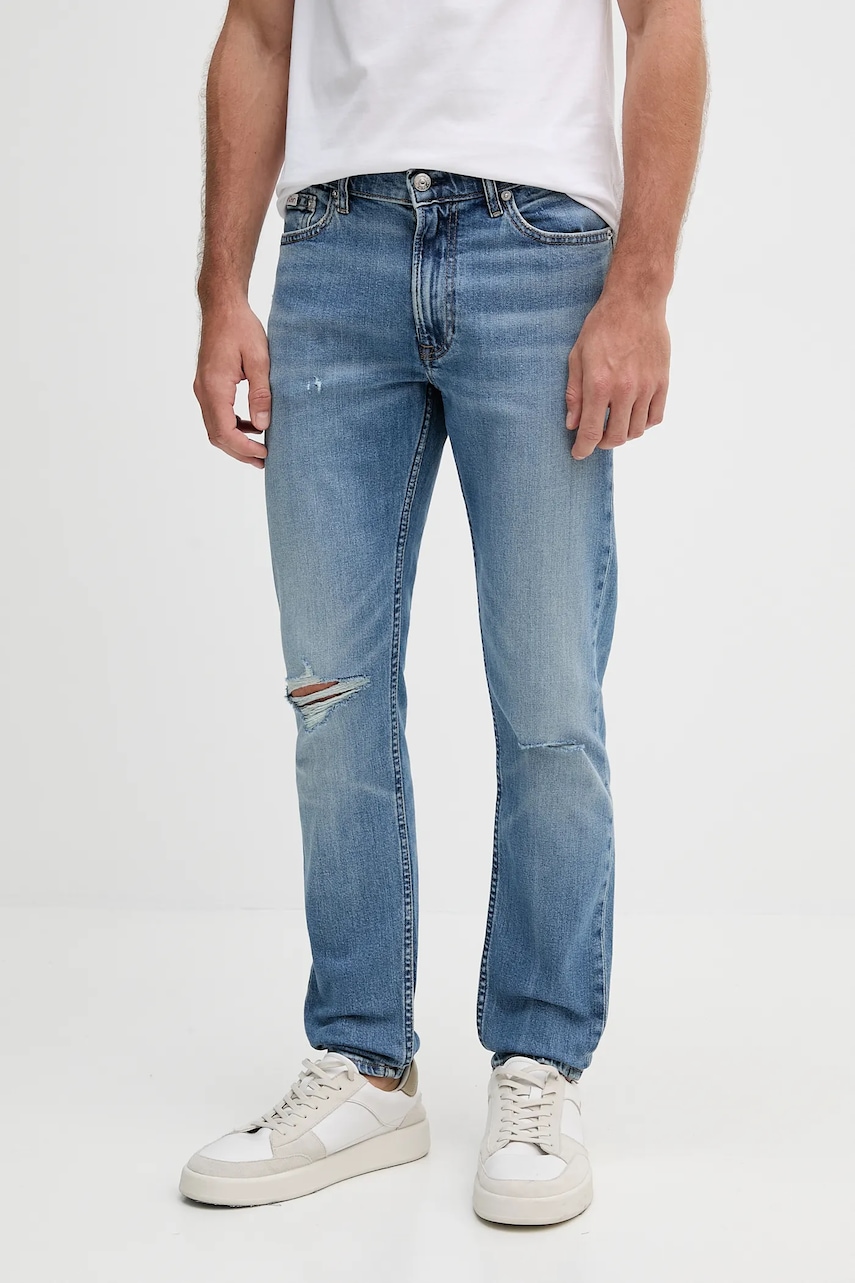 Τζιν παντελόνι Calvin Klein Jeans χρώμα: μπλε, LV04LB780G