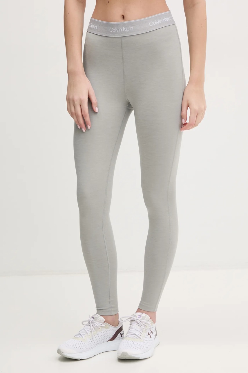 Κολάν προπόνησης Calvin Klein Performance χρώμα: γκρι, LVGWS5L609