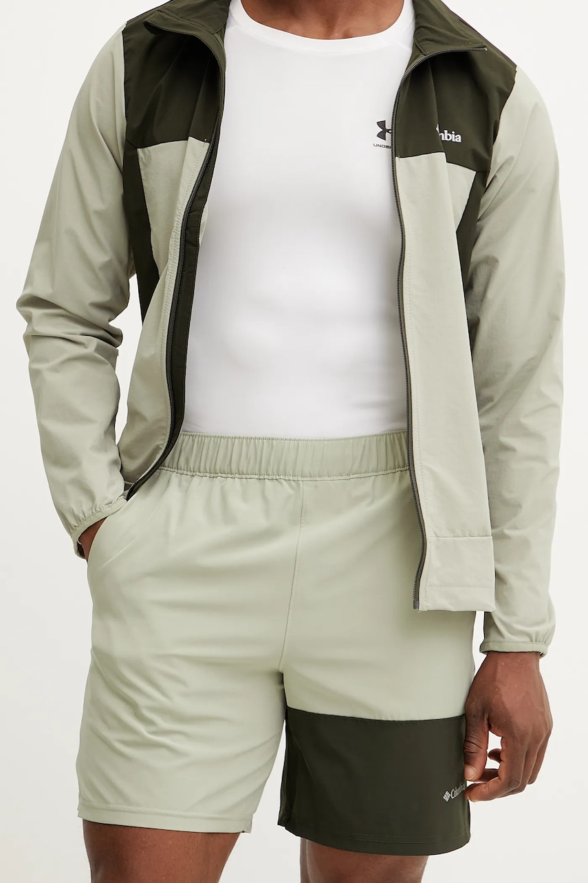 Σορτς εξωτερικού χώρου Columbia Columbia Hike χρώμα: πράσινο, 2072004