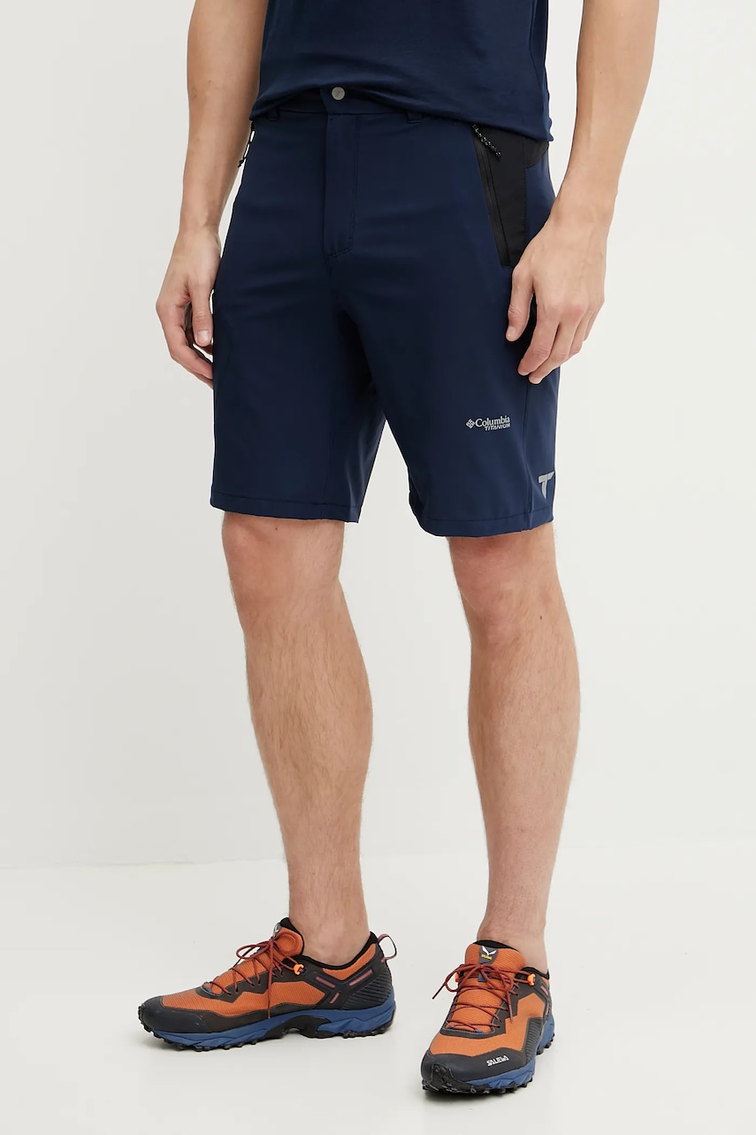 Σορτς εξωτερικού χώρου Columbia Triple Canyon Short II χρώμα: μαύρο, 2071973