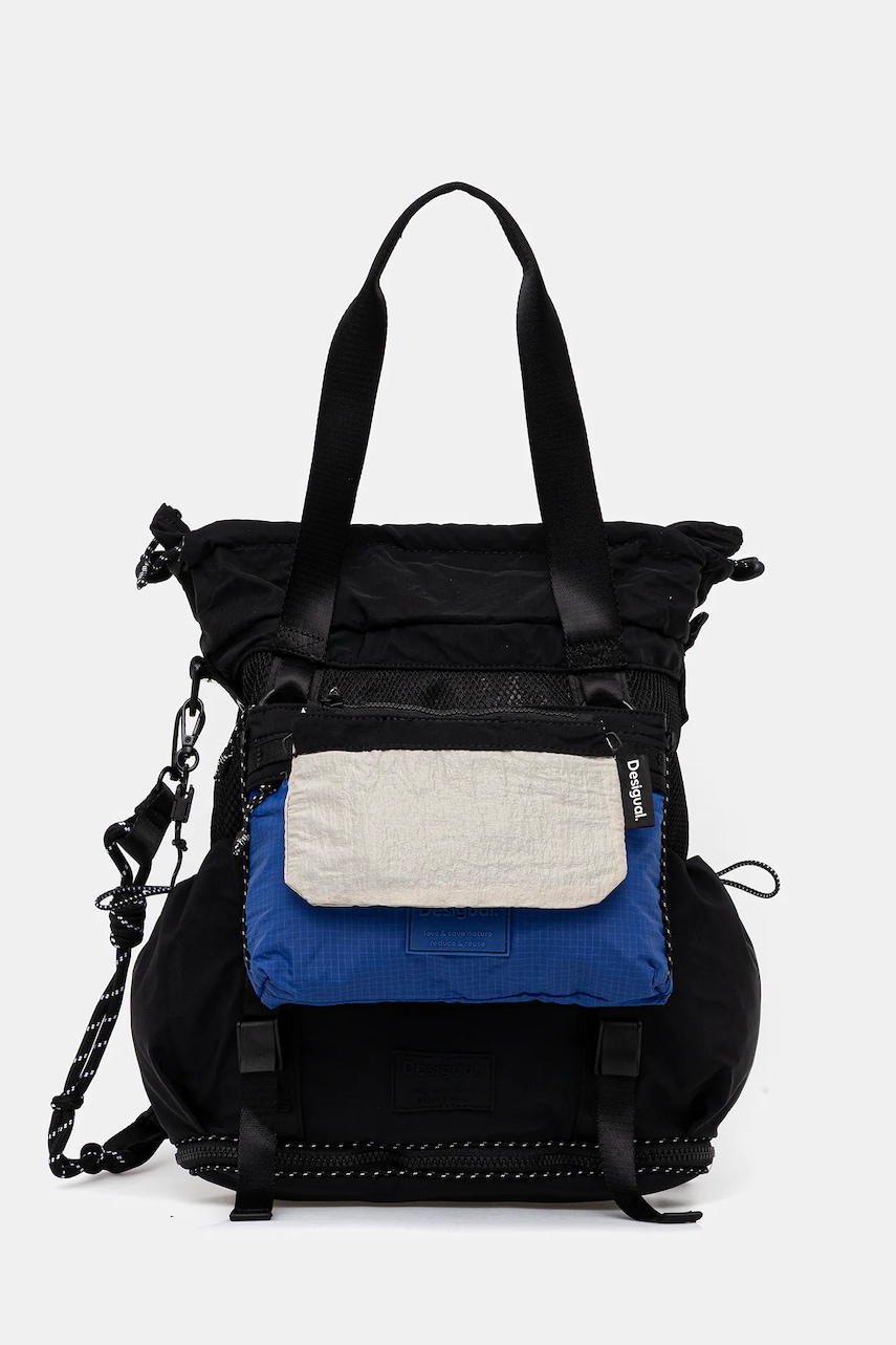 Σακίδιο πλάτης Desigual BASIC MODULAR DISCOV χρώμα: μαύρο, 25WAKY01