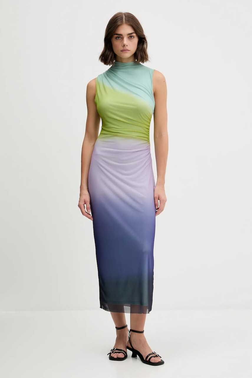 Φόρεμα Desigual LOLA χρώμα: μοβ, 25WWVK18