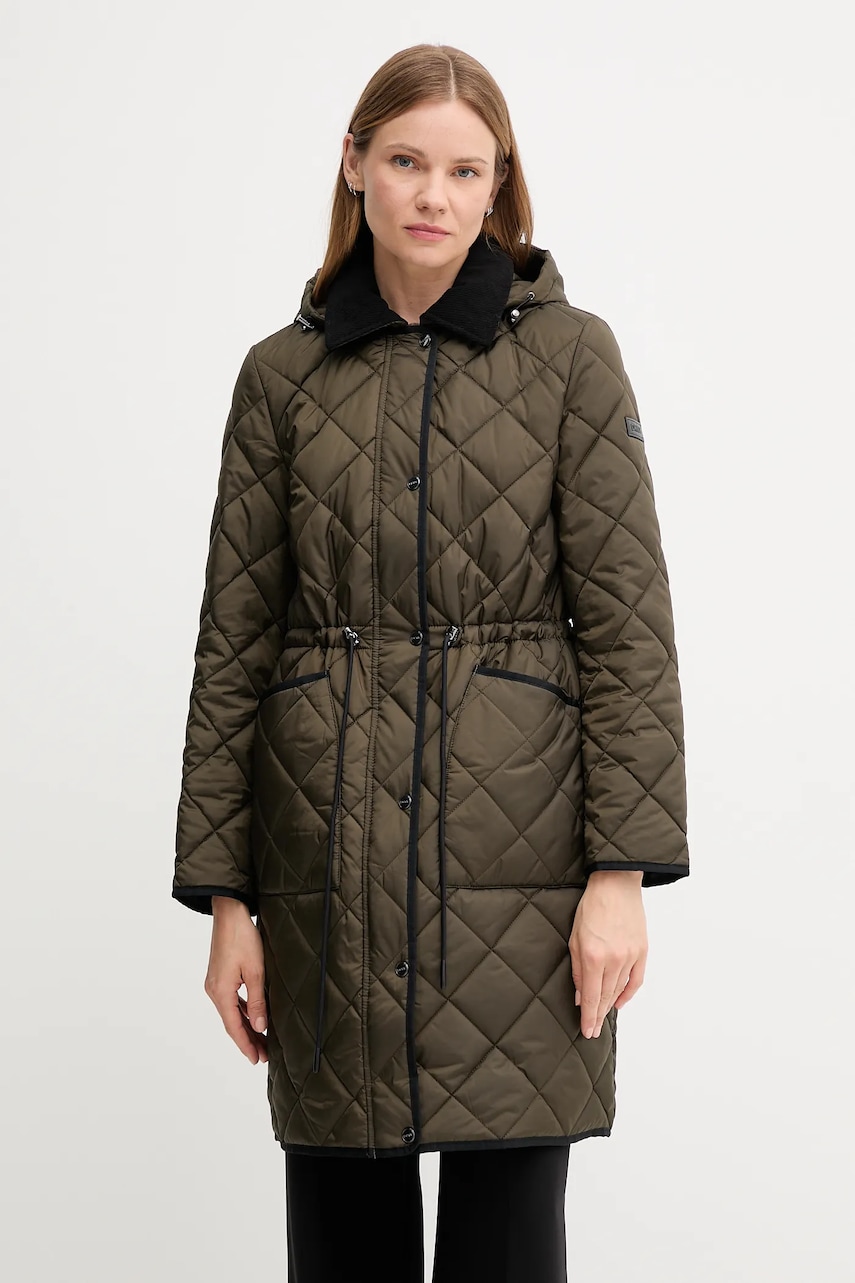Μπουφάν Dkny χρώμα: πράσινο, DLEMPT76
