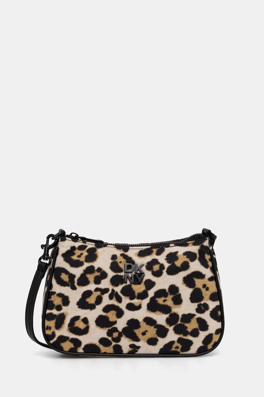 Τσάντα Dkny χρώμα: μπεζ, R523DJ16