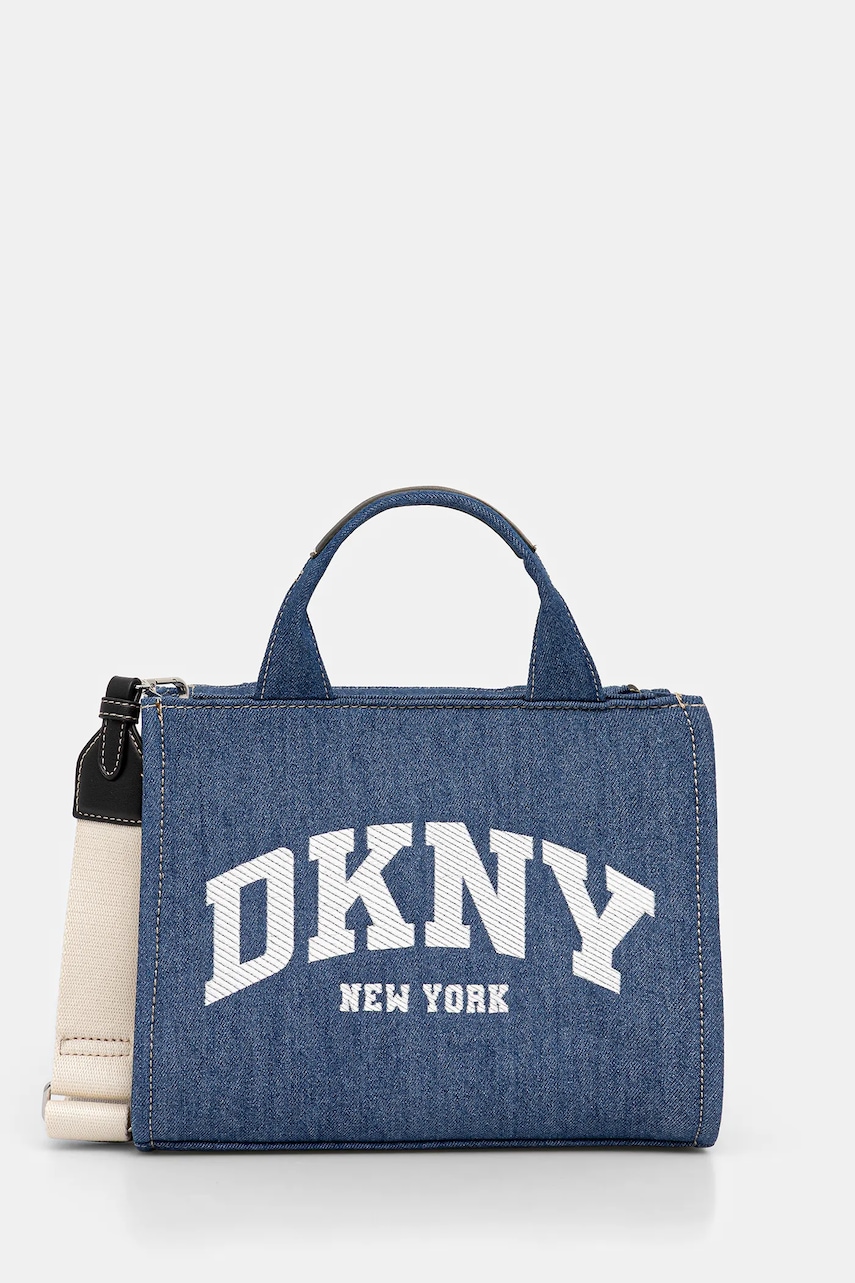 Τσάντα Dkny χρώμα: μπλε, R52ADC80