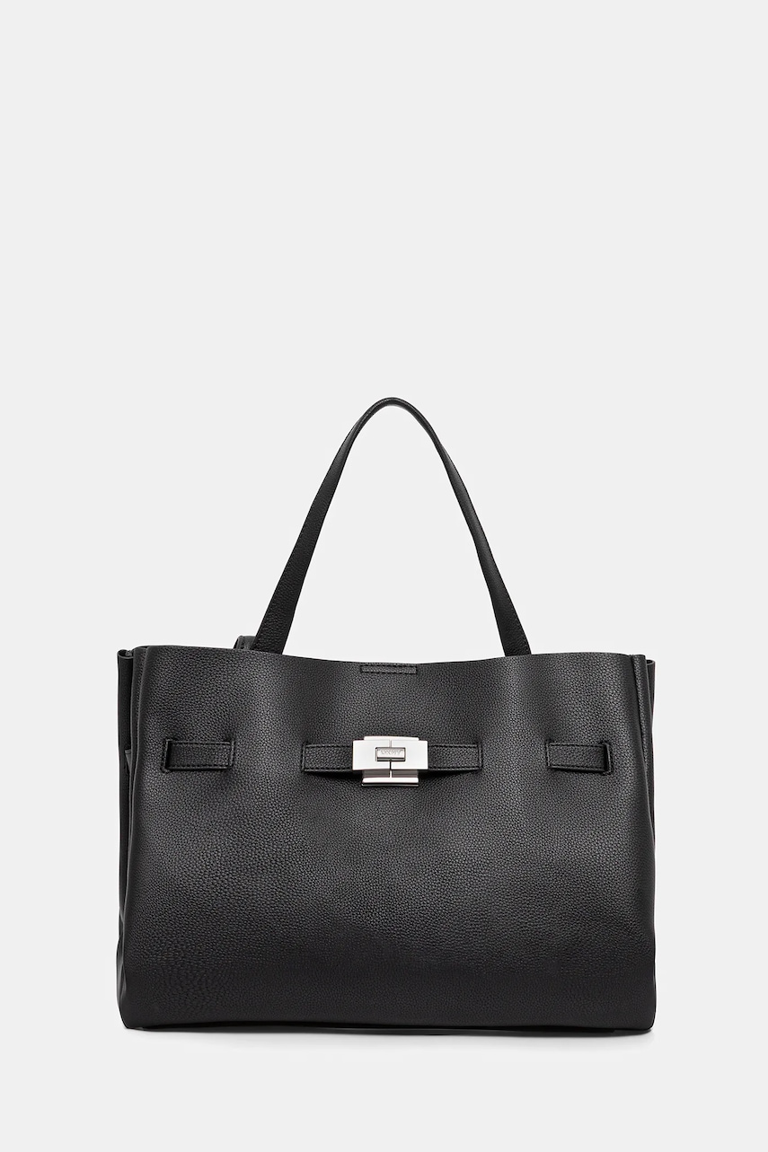 Τσάντα Dkny χρώμα: μαύρο, R52DAK43