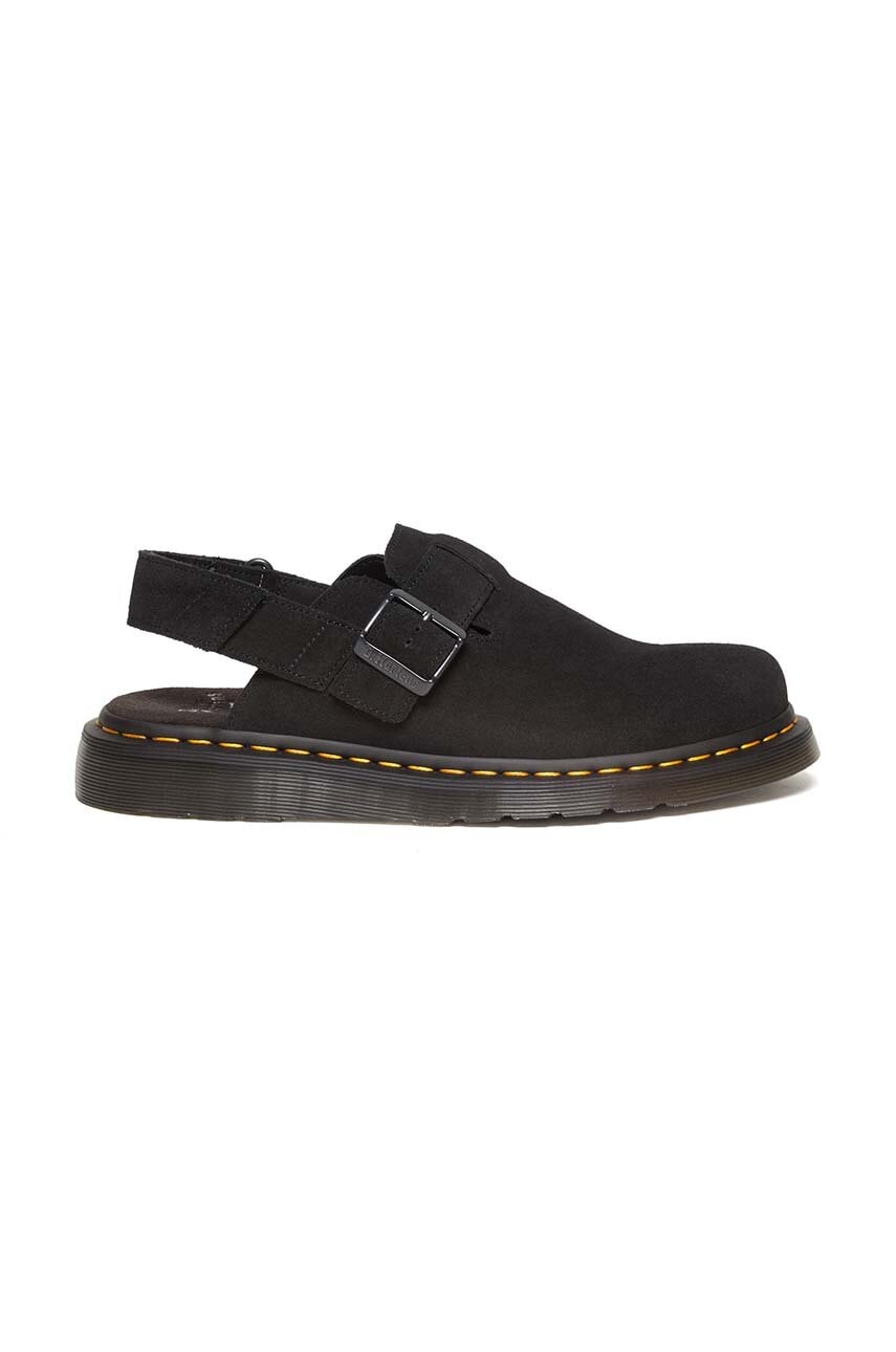 Σανδάλια σουέτ Dr. Martens Jorge II χρώμα: μαύρο, DM31563001
