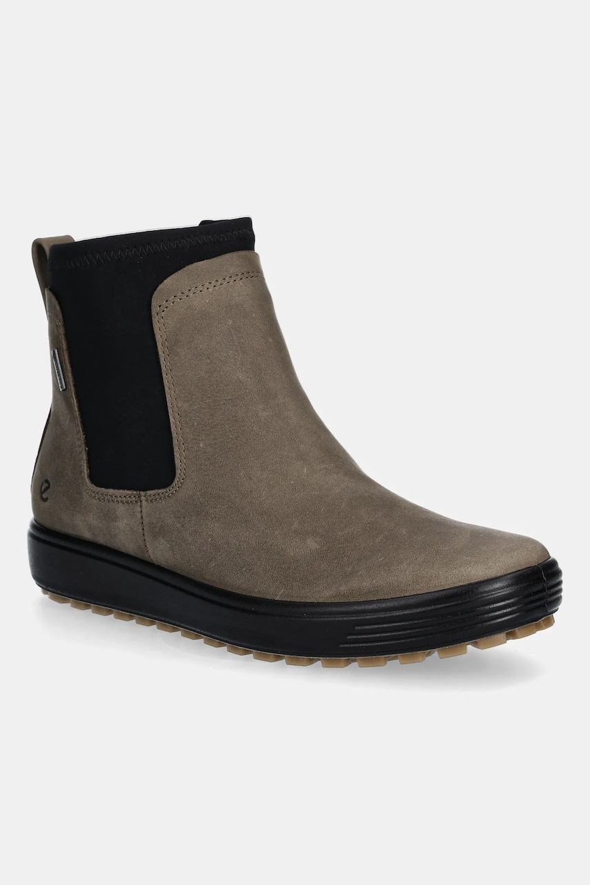 Μπότες τσέλσι Ecco Soft 7 Tred Chelsea Gtx χρώμα: πράσινο, 450463-02559