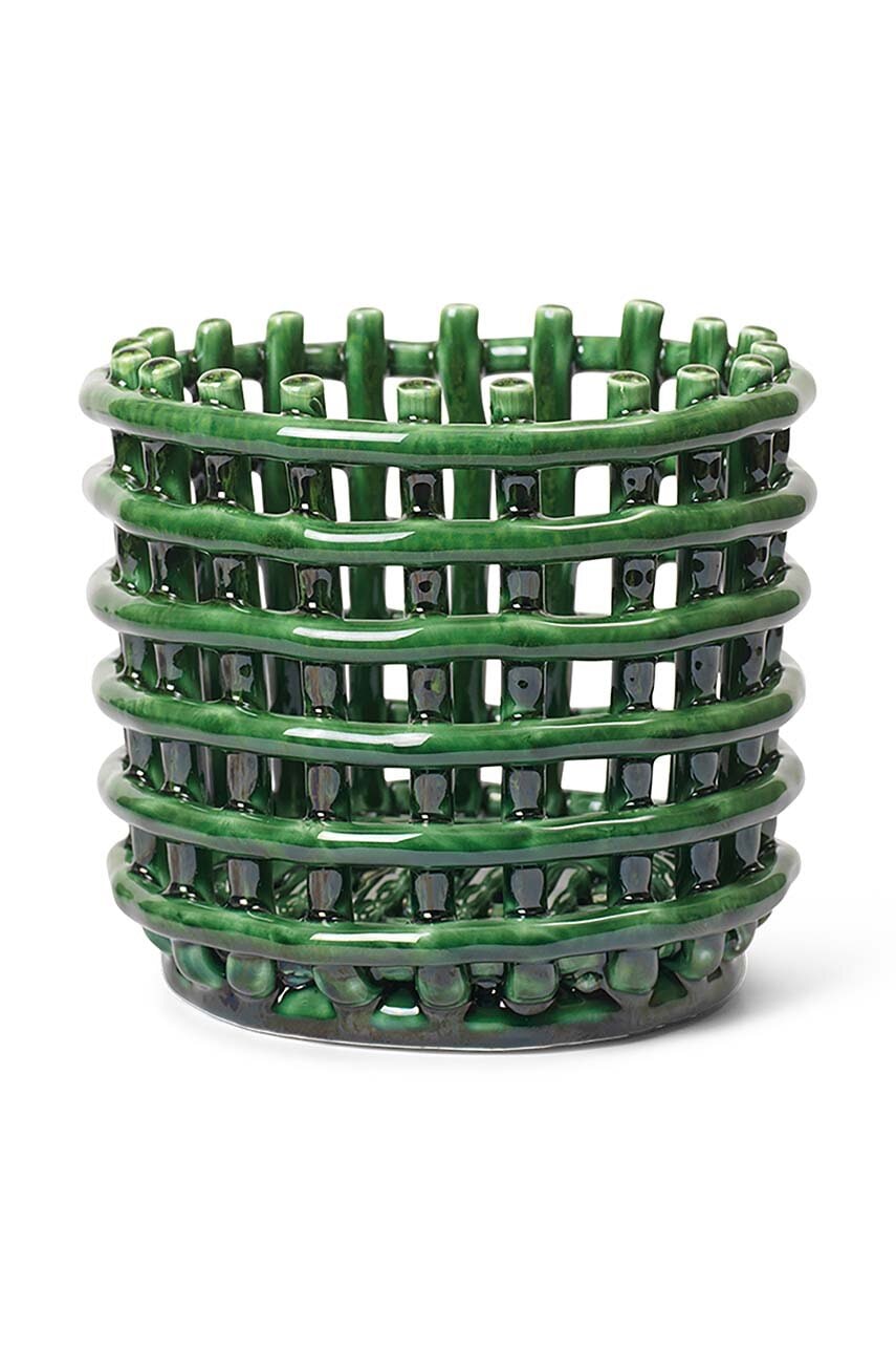 Διακοσμητικό καλάθι ferm LIVING Ceramic Basket S
