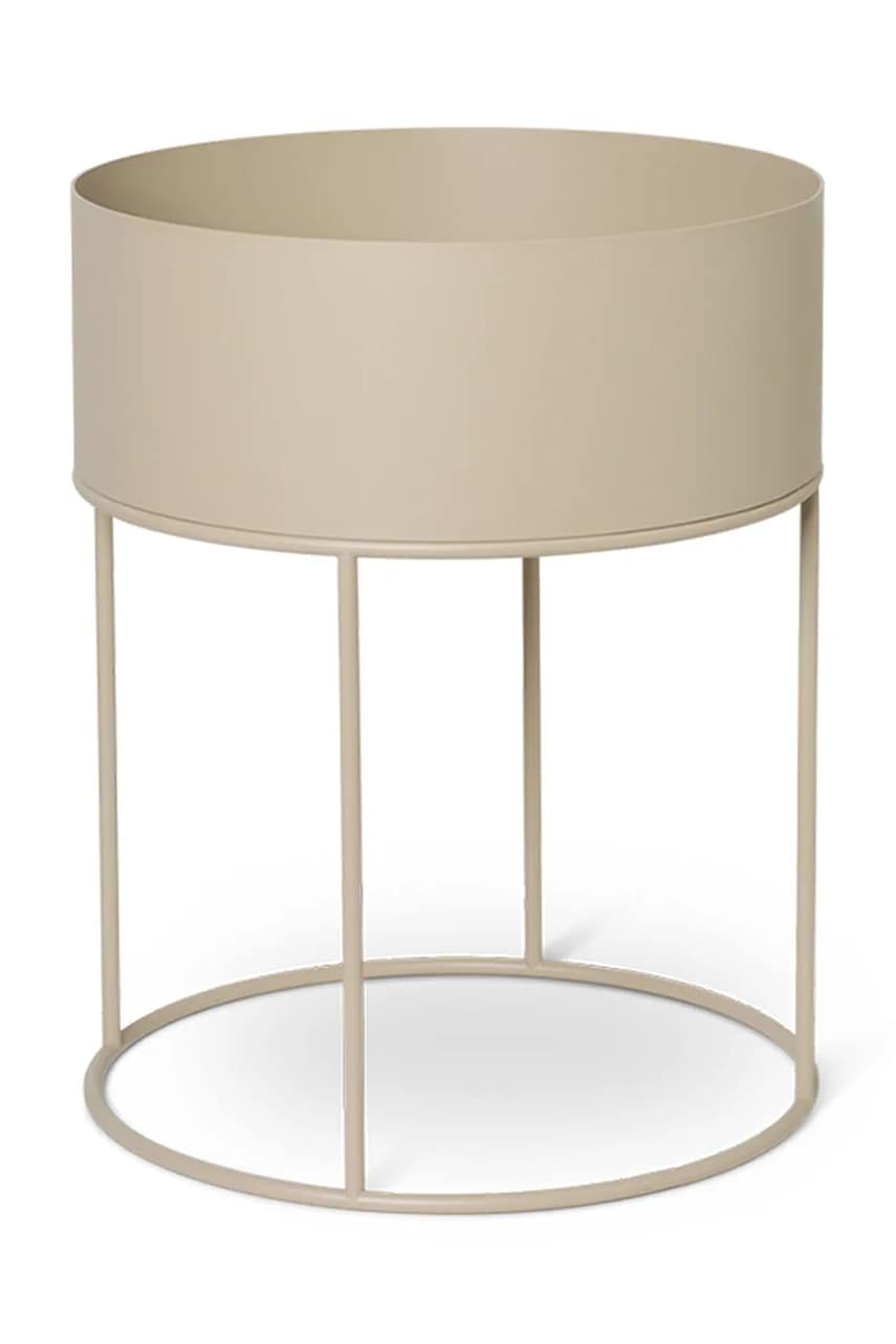 Γλάστρα με βάση ferm LIVING Plant Box 40 x 50 cm χρώμα: μπεζ