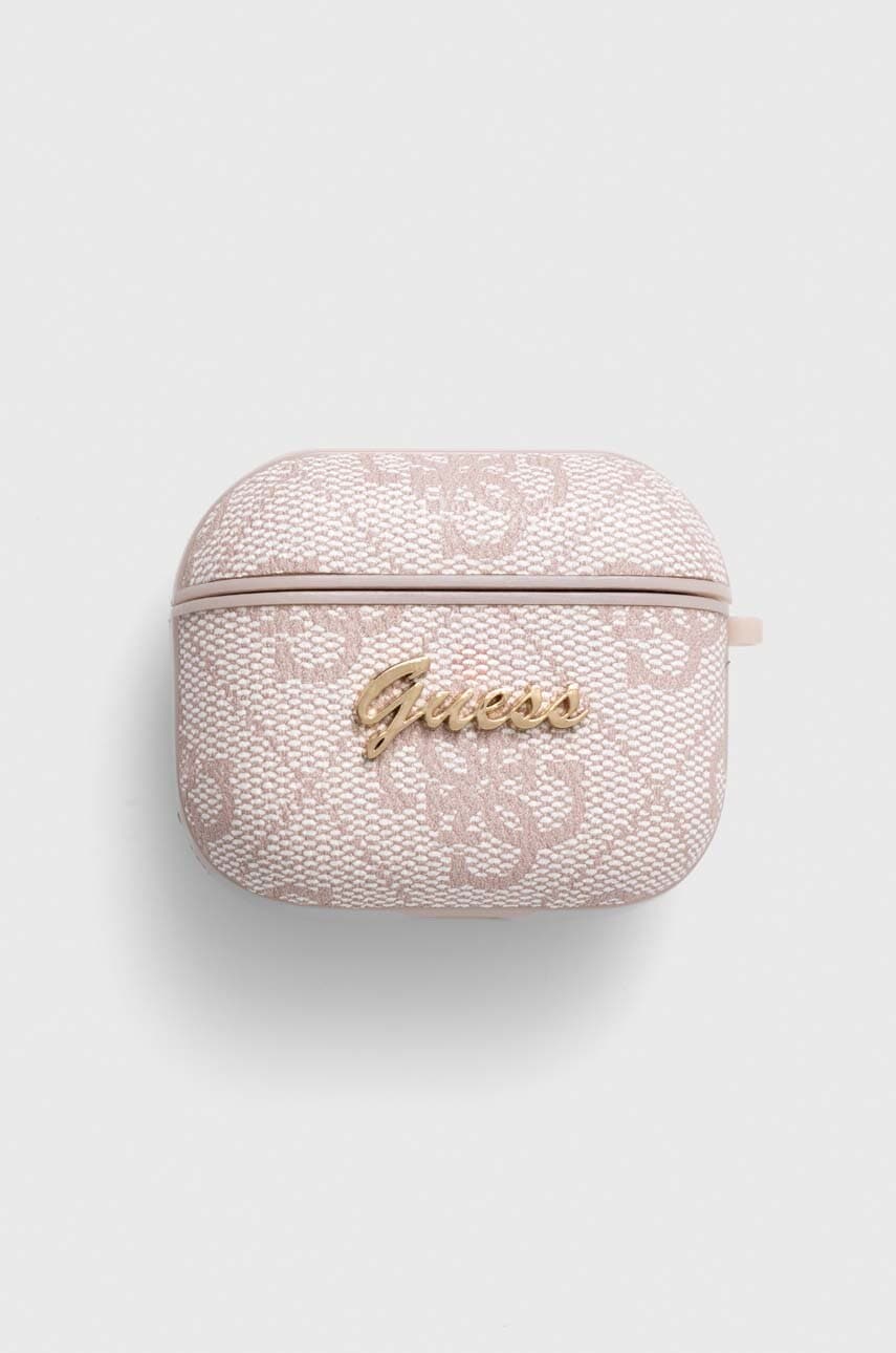 Guess Θήκη για airpods 3 χρώμα: ροζ
