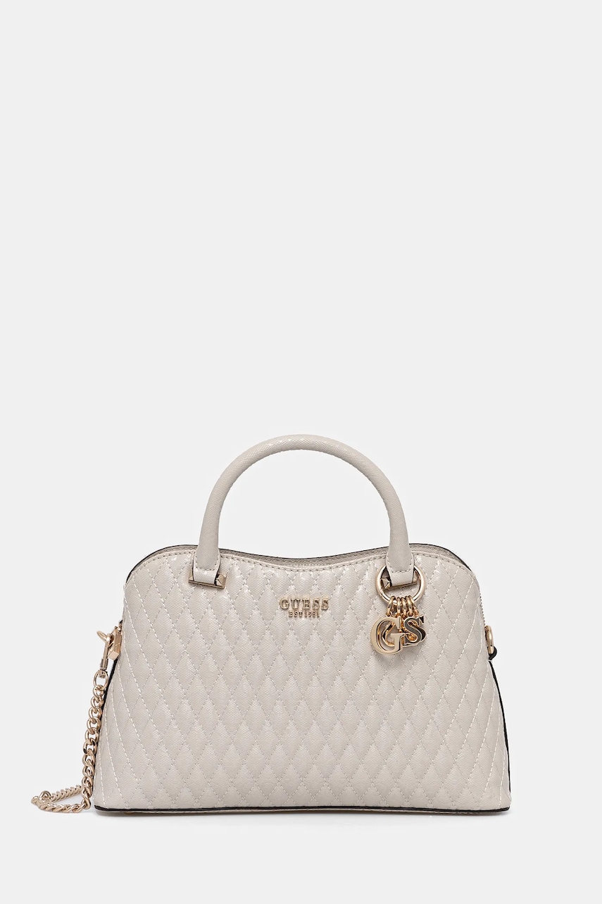 Τσάντα Guess BETULA χρώμα: μπεζ, HWGG96 26060