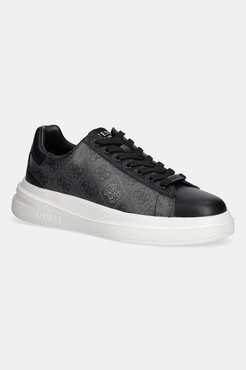 Αθλητικά Guess ELBA χρώμα: μαύρο, FMFLBA FAB12