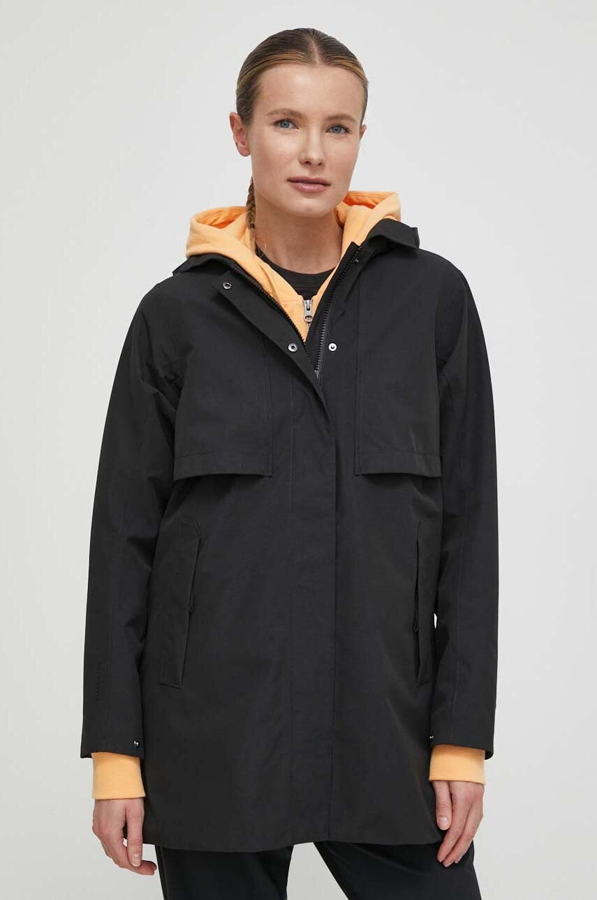 Αδιάβροχο μπουφάν Helly Hansen χρώμα: μαύρο, 54090
