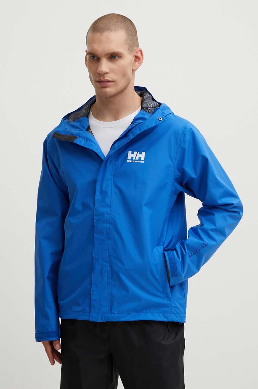 Μπουφάν Helly Hansen SEVEN χρώμα: ναυτικό μπλε, ανδρικό, 62047