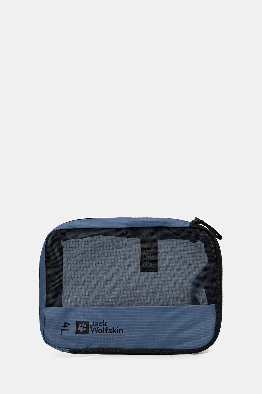 Οργανωτής συμπίεσης Jack Wolfskin Compression Cube 4L χρώμα: μπλε, A62121
