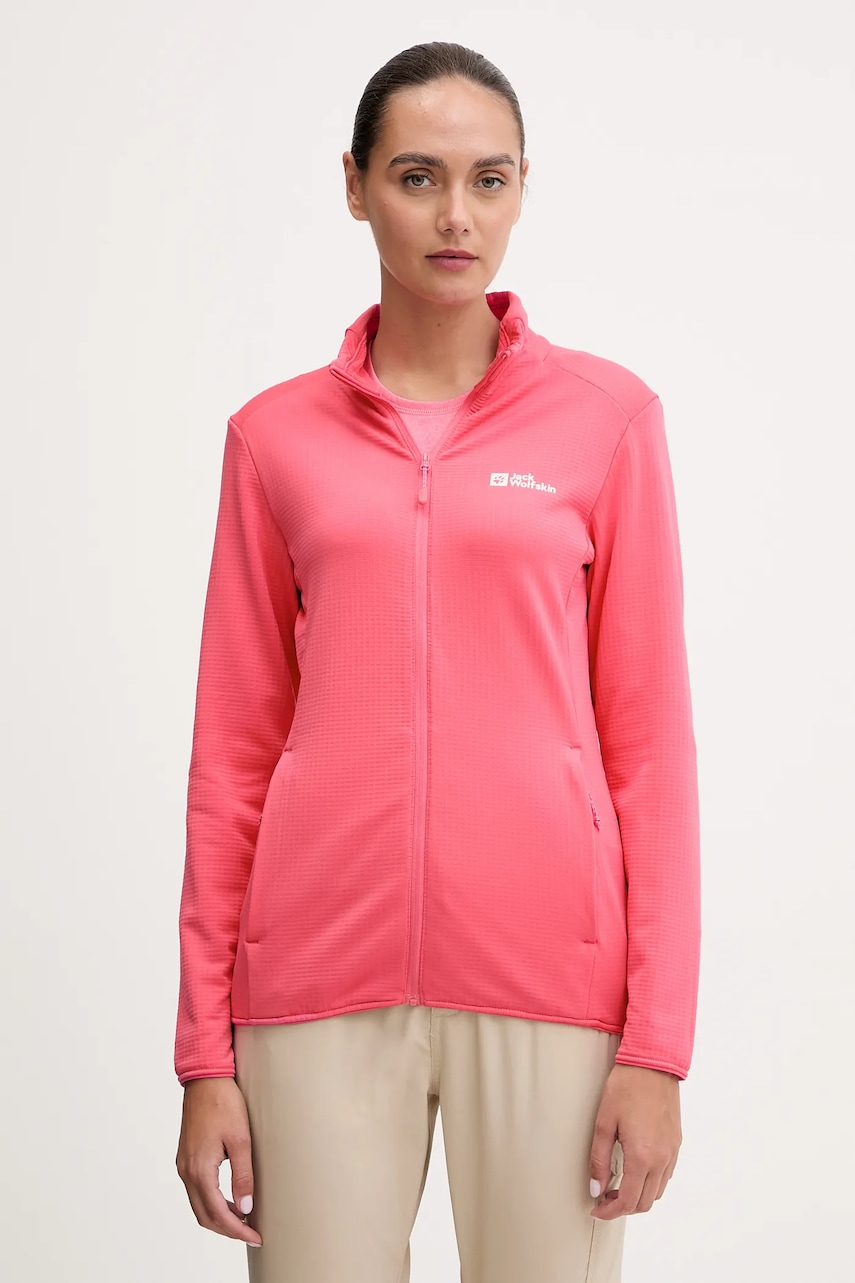 Αθλητική μπλούζα Jack Wolfskin Kolbenberg χρώμα: ροζ, A63965