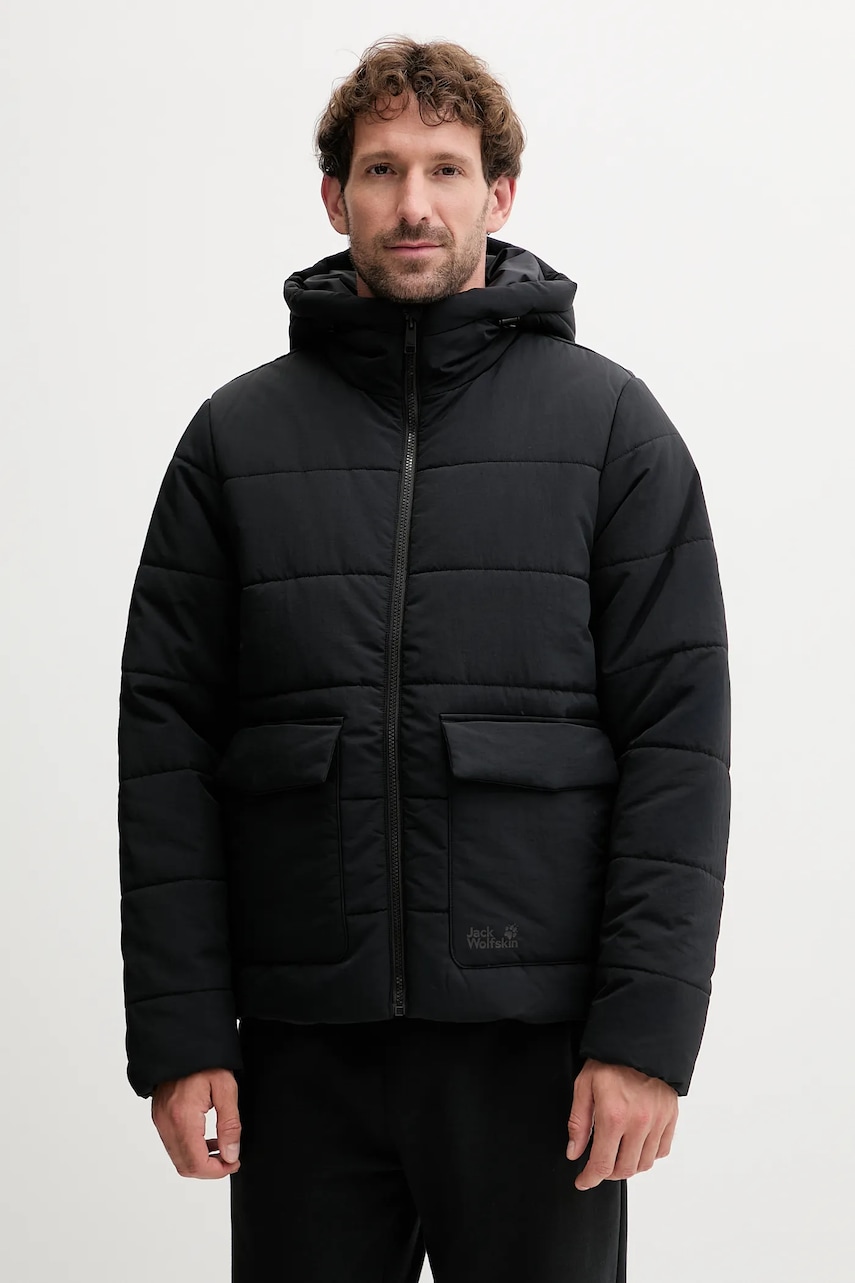 Μπουφάν Jack Wolfskin NORTHERN LITE χρώμα: μαύρο, A65023