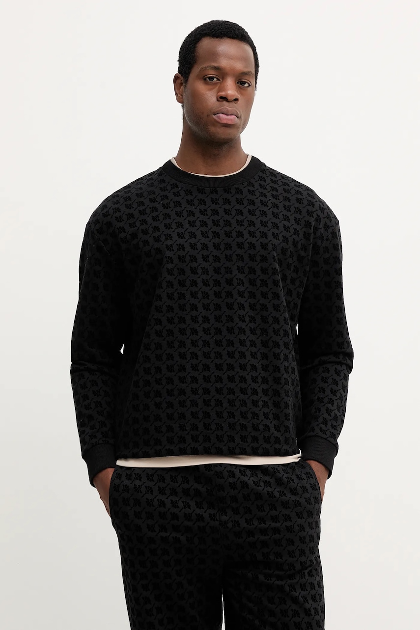 Βαμβακερή μπλούζα Joop! χρώμα: μαύρο, 30047447