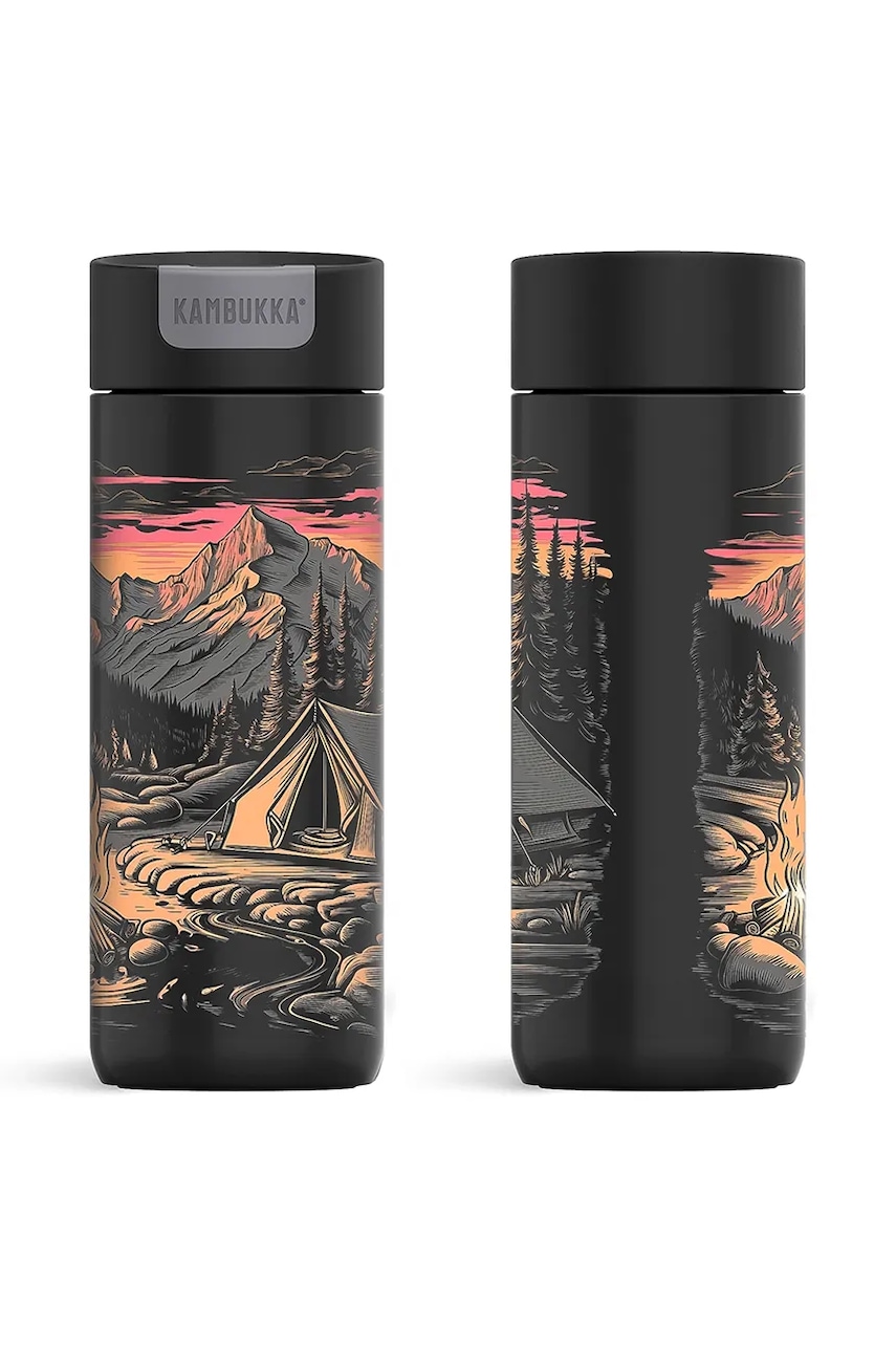 Ισοθερμική κούπα Kambukka Olympus 500ml Adventure χρώμα: μαύρο, 11-OLYADVENTURE