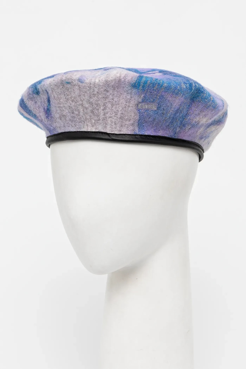 Μάλλινος μπερές Kangol HEATHERED TIE DYE χρώμα: μοβ, K3711.GS401