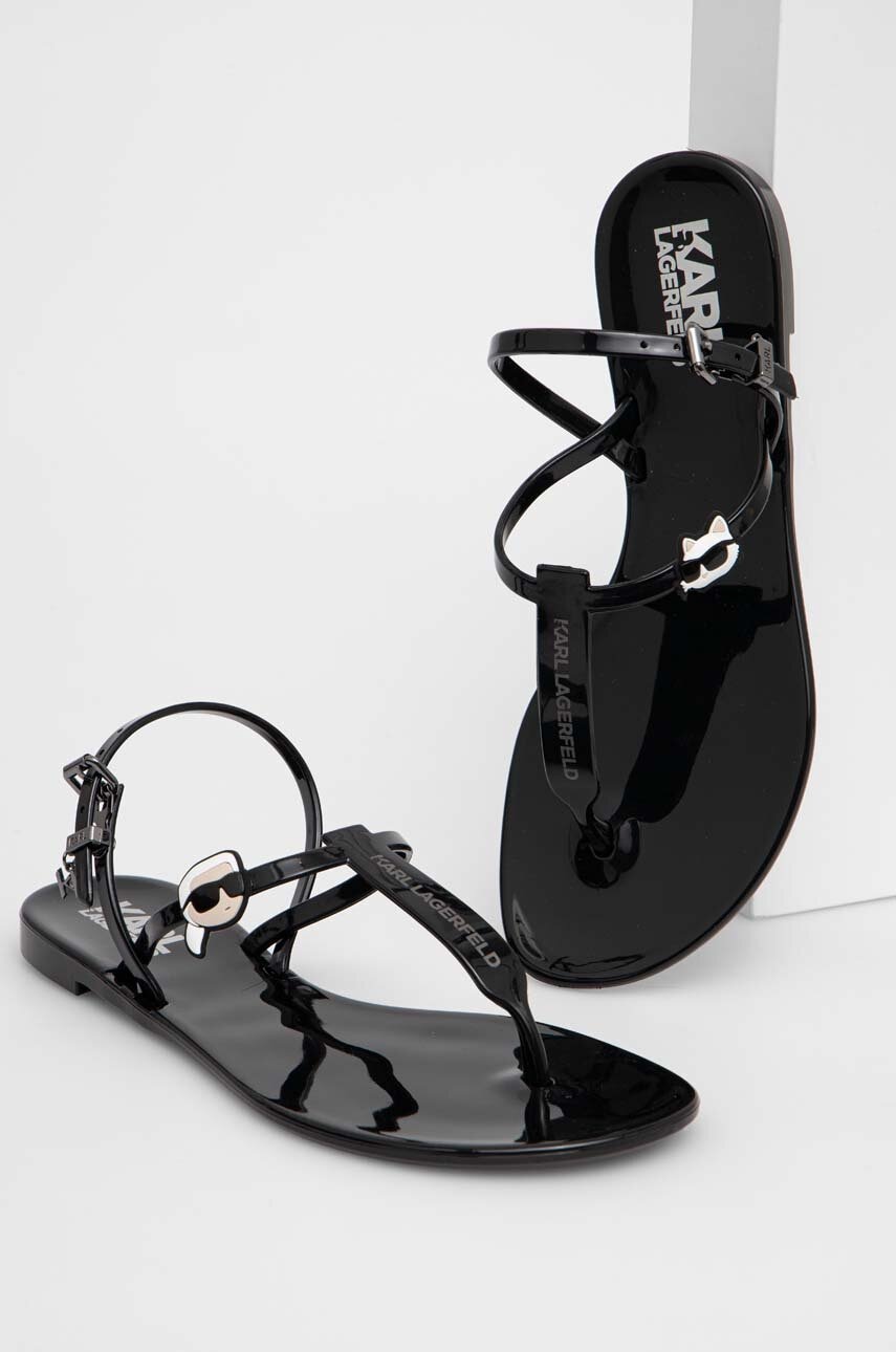 Σανδάλια Karl Lagerfeld JELLY χρώμα: μαύρο, KL80002N