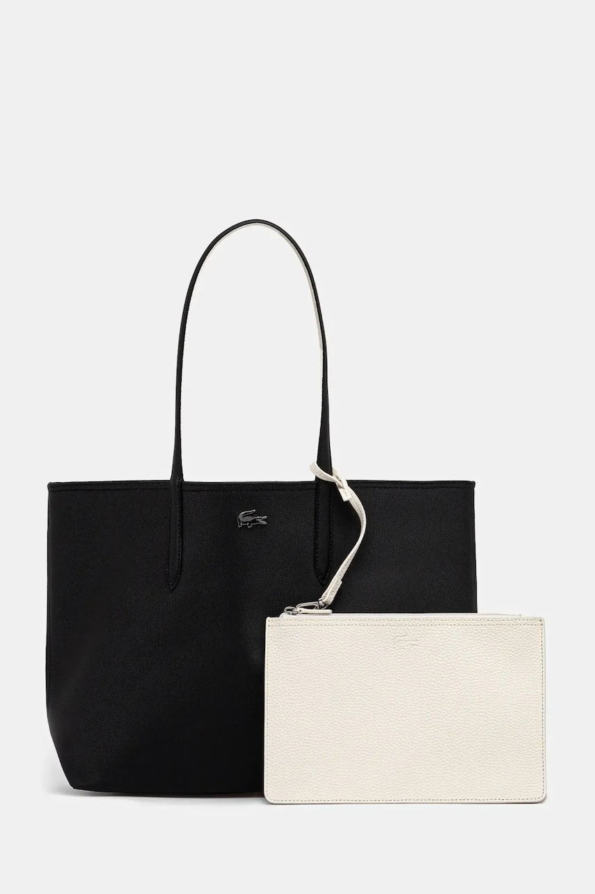 Τσάντα Lacoste χρώμα: μαύρο, NF2142AA
