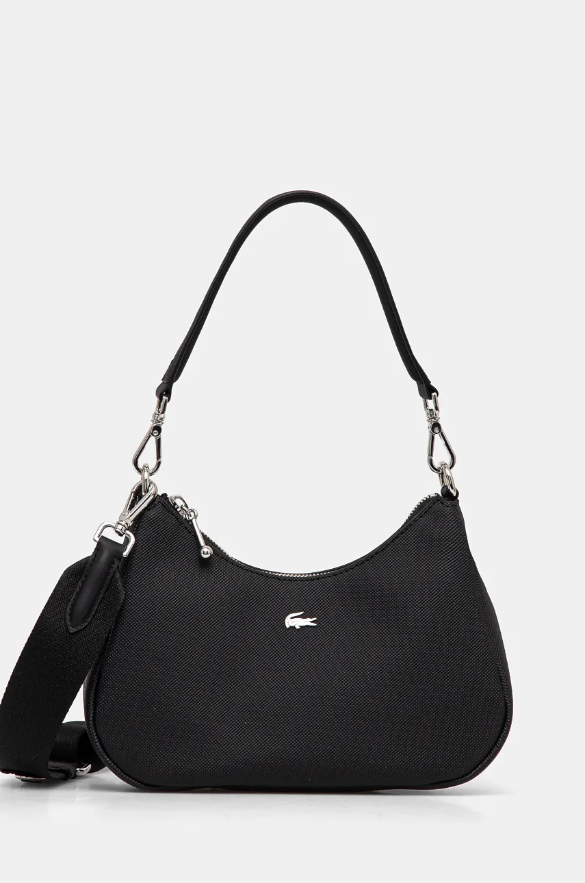 Τσάντα Lacoste χρώμα: μαύρο, NF4756DZ