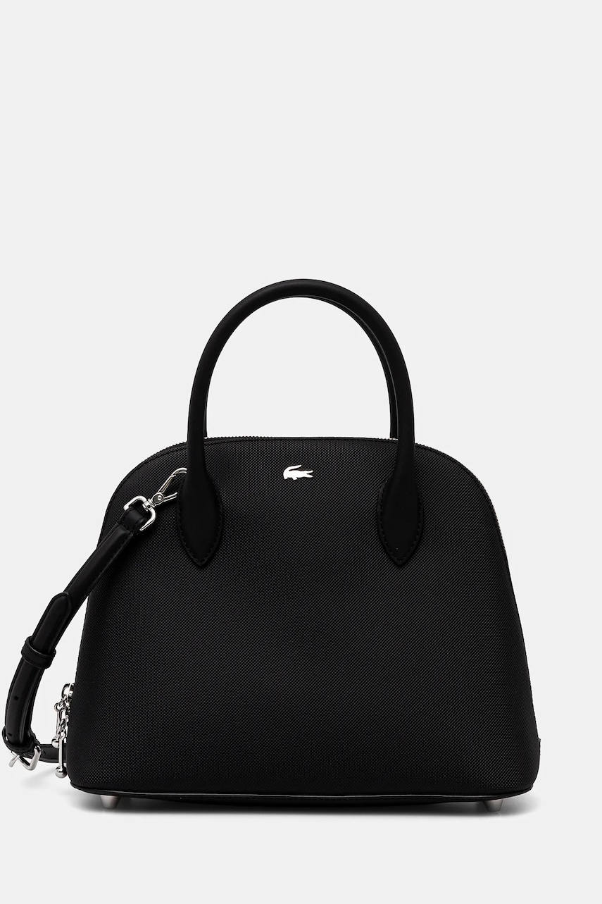 Τσάντα Lacoste χρώμα: μαύρο, NF4762DZ