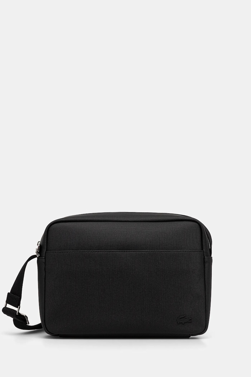 Τσάντα Lacoste χρώμα: μαύρο, NH4859HC