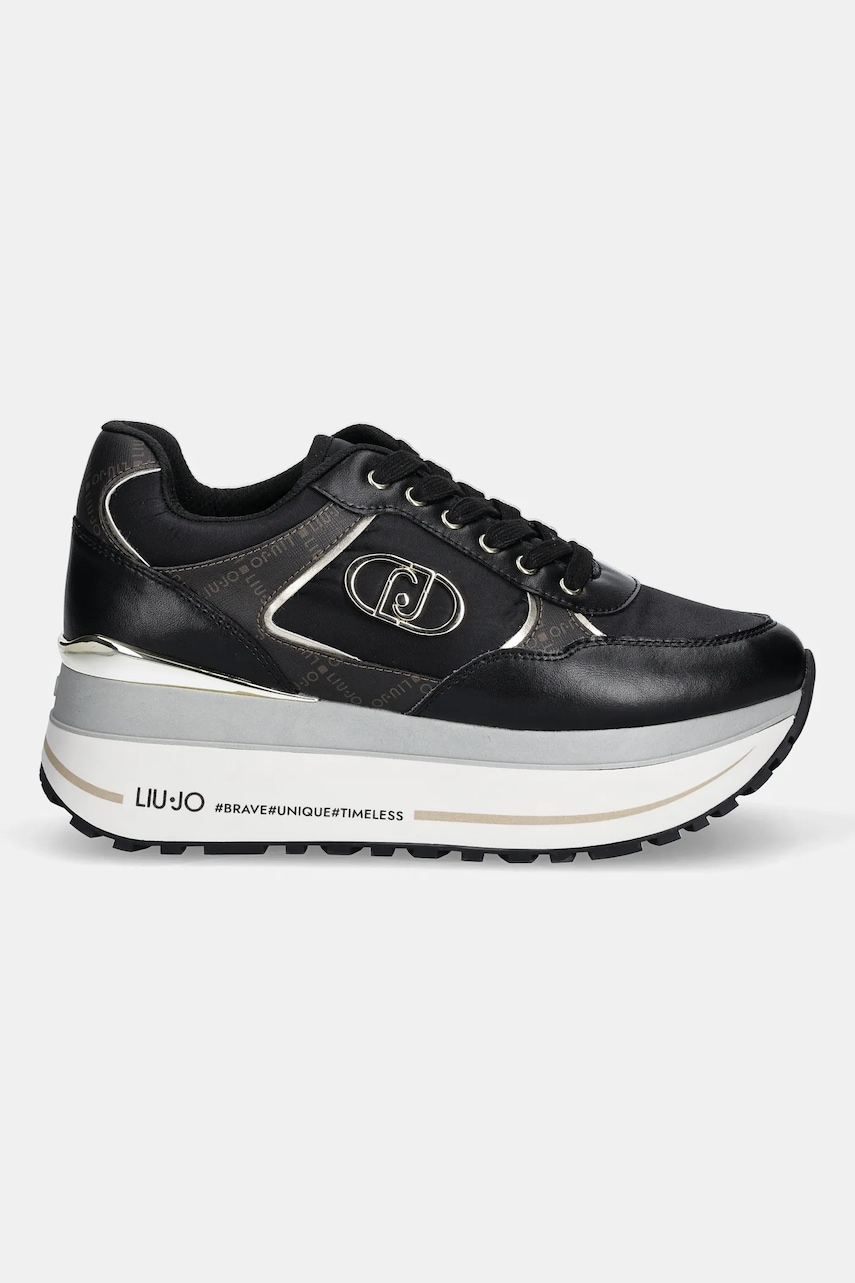 Αθλητικά Liu Jo LIU JO MAXI WONDER PLUS 01 χρώμα: μαύρο, BF5011PX77622222