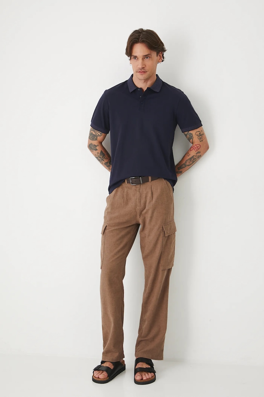 Πόλο Medicine χρώμα: ναυτικό μπλε