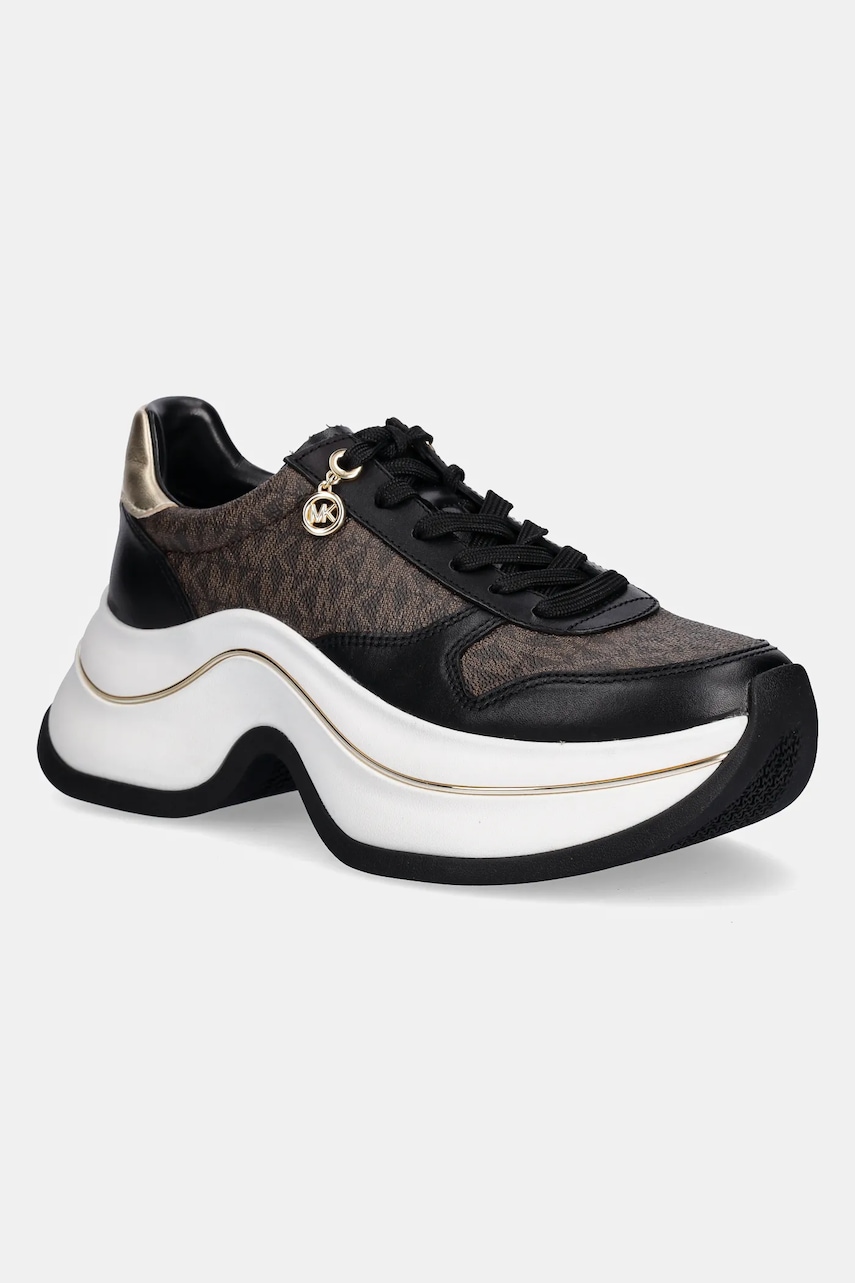 Αθλητικά MICHAEL Michael Kors Arla χρώμα: καφέ, 43F5ARFS2L.200