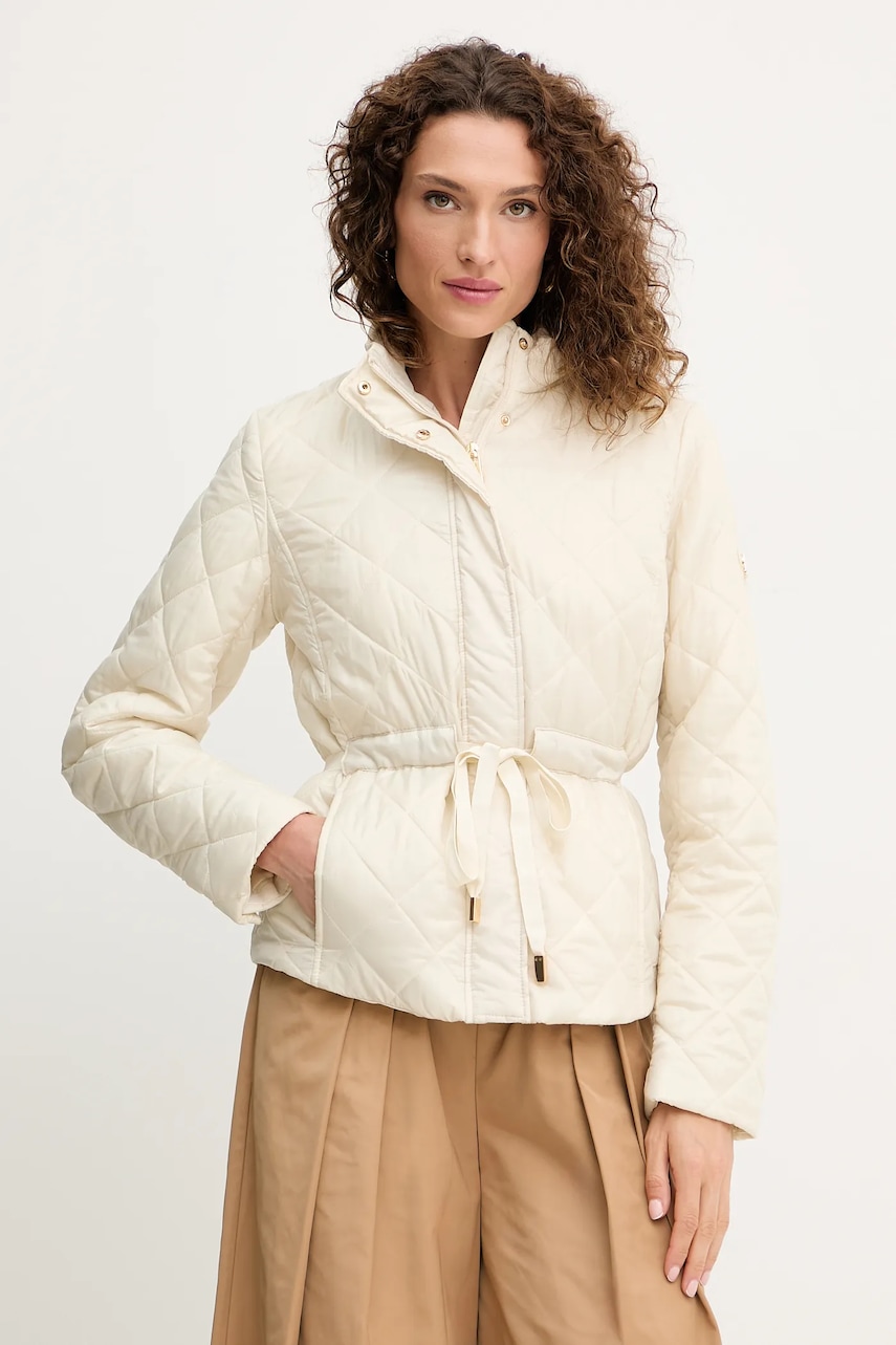 Μπουφάν MICHAEL Michael Kors χρώμα: μπεζ, MT520IB3SB